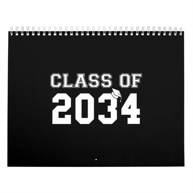 Calendário classe de 2034 (Capa)