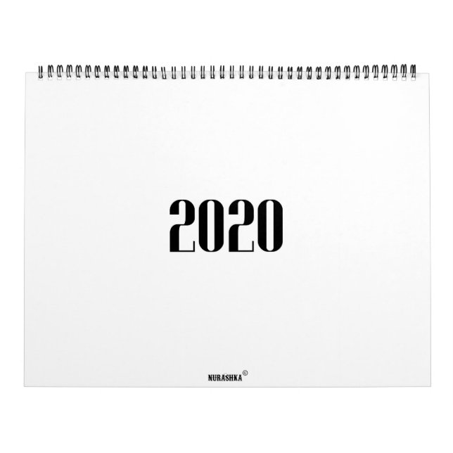 Calendário Clássico 1950s 2020 (Capa)