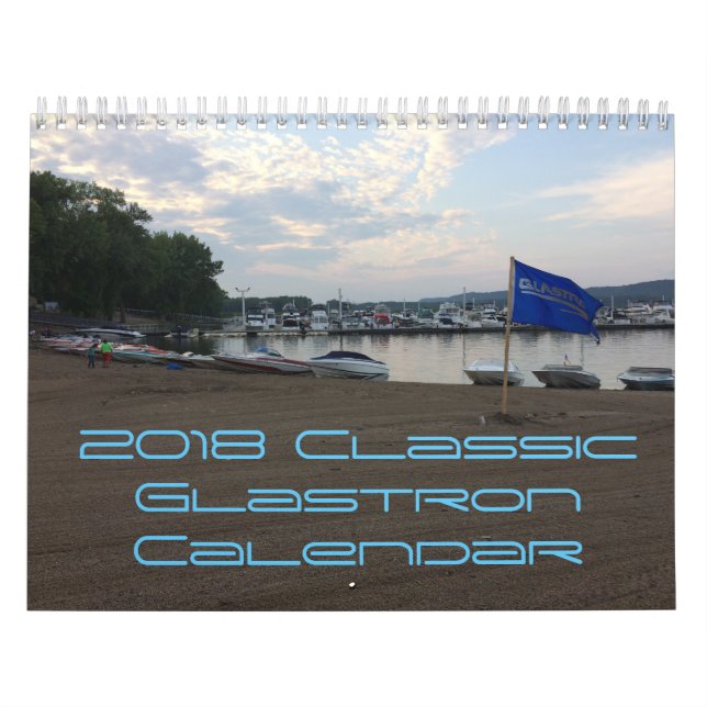 Calendário clássico de 2018 CGOAMN Glastron (Capa)