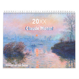 Calendário Claude Monet Calendar Impressionistas