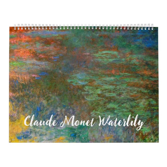 Calendário Claude Monet Waterlily (Capa)