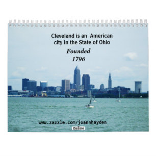 Calendário CLEVELAND,calendário OHIO