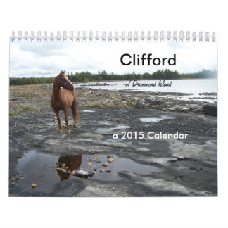 Calendário Clifford o cavalo de Morgan