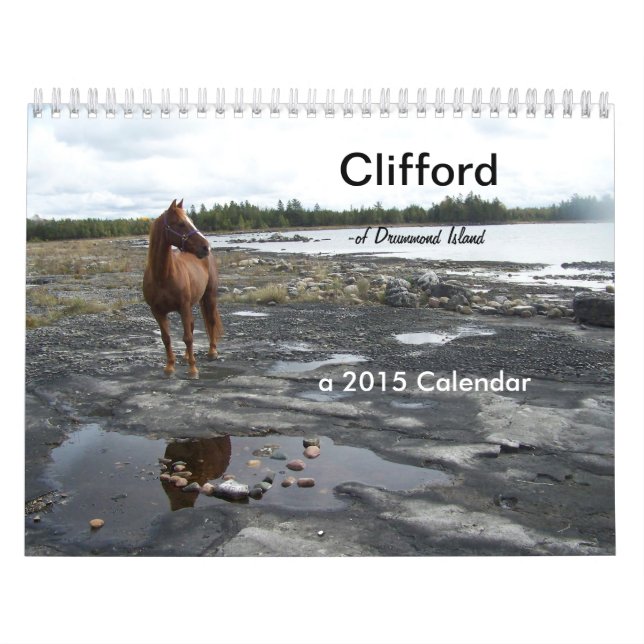 Calendário Clifford o cavalo de Morgan (Capa)