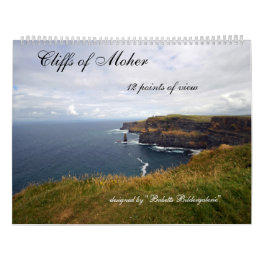 Calendário Cliffs of Moher 12 points of view