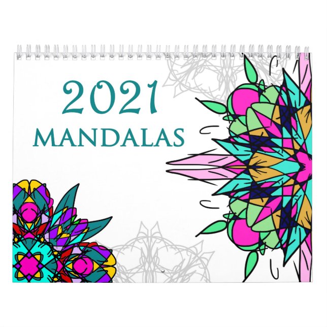 Calendário Clínica Mandalas Colorida (Capa)