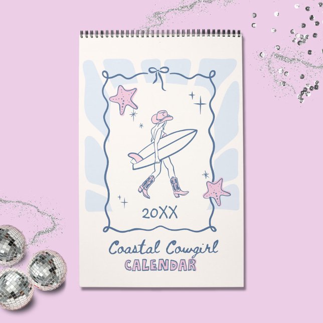 Calendário Coastal Cowgirl Girly Planner (Coastal Cowgirl Girly Planner Calendar)