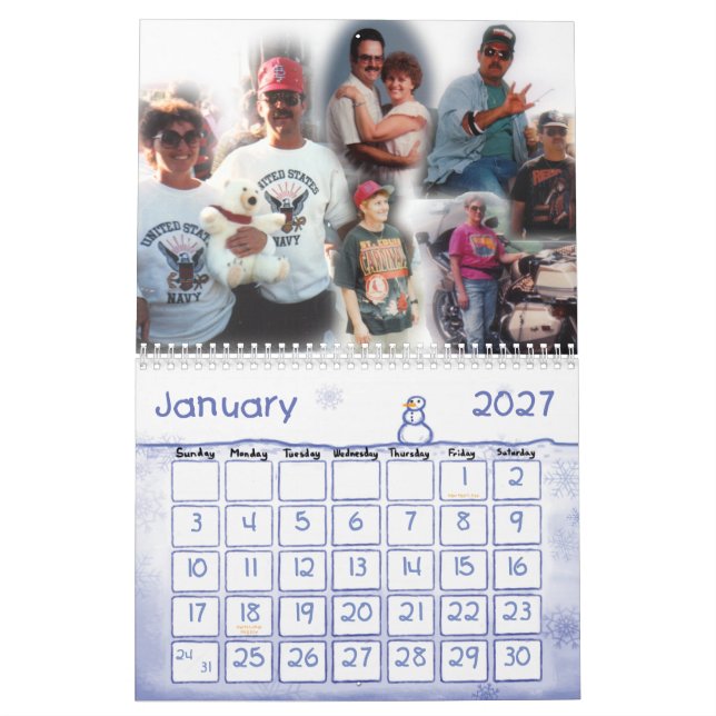 Calendário cobrir, 2007 (Jan 2027)
