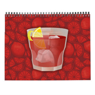 Calendário cocktail americano
