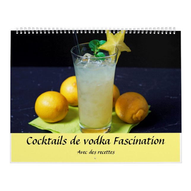 Calendário Cocktails de vodka Fascination Kalender (Capa)