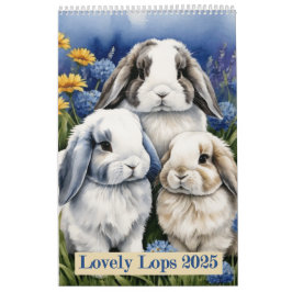Calendário Coelhos Coelhos Coelhinhos Lop