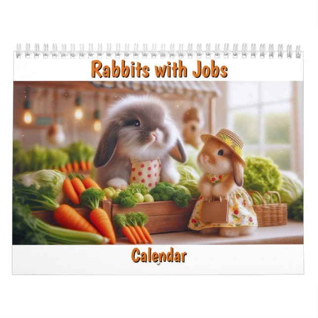 Calendário Coelhos com Empregos (Capa)