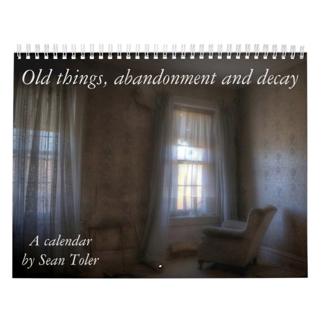 Calendário Coisas, abandono e deterioração velhos: Um (Capa)