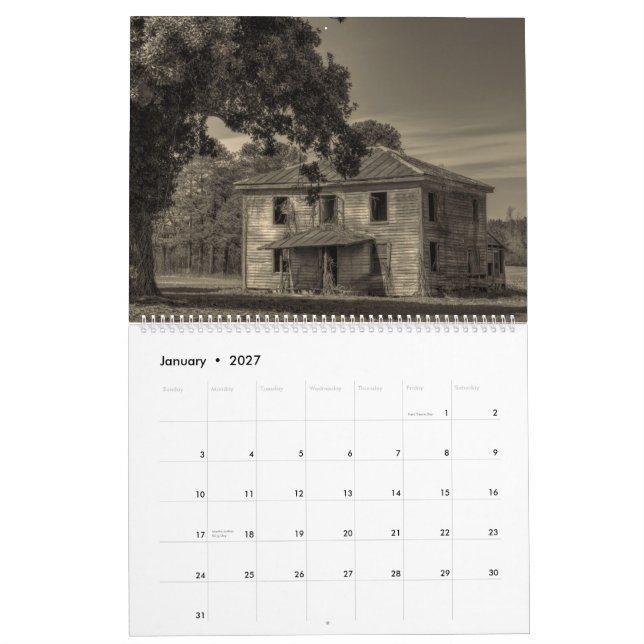 Calendário Coisas, abandono, e deterioração velhos: Volume 2 (Jan 2027)