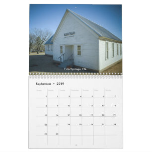 Calendário Coisas esquecidas 2019