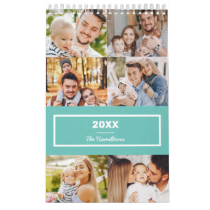Calendário Colagem de Fotos Moderna Família 2022