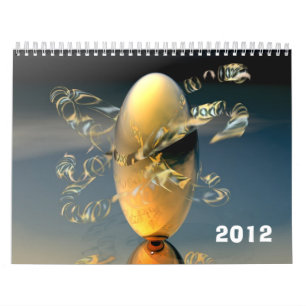 Calendário coleção 2012 3D