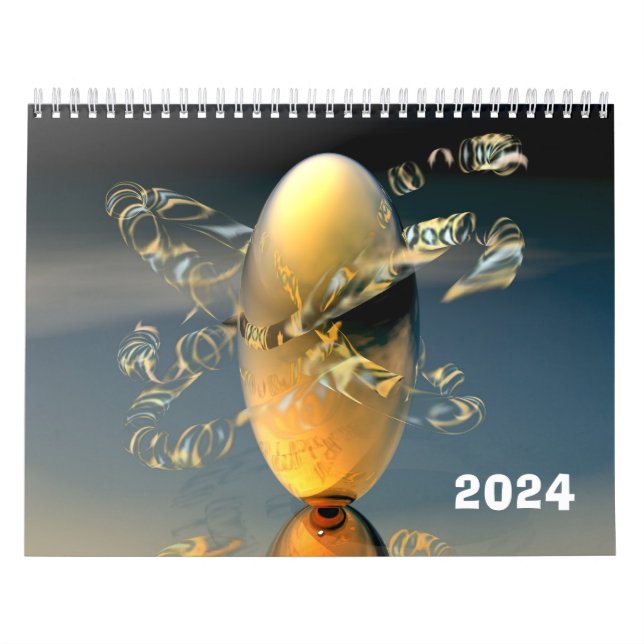 Calendário Coleção 3D 2024 (Capa)