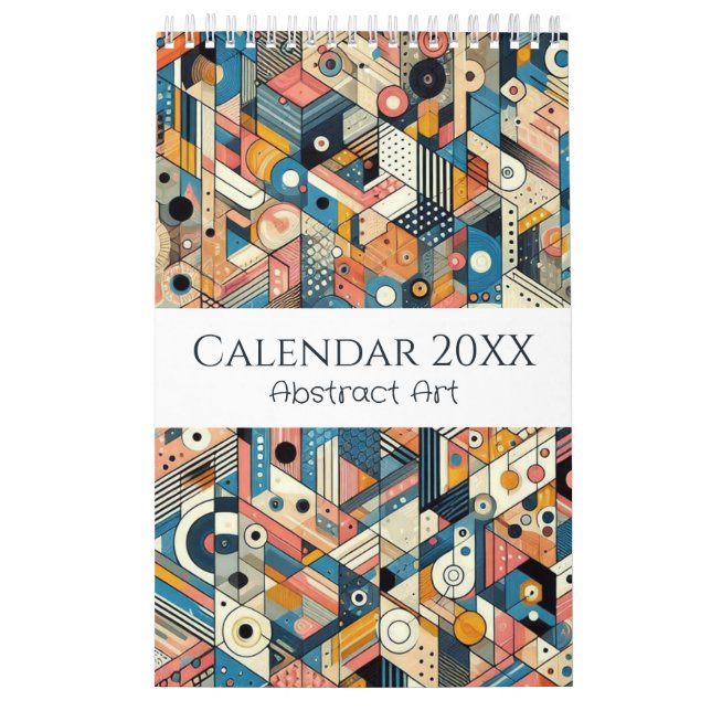 Calendário coleção de abstrato (Capa)