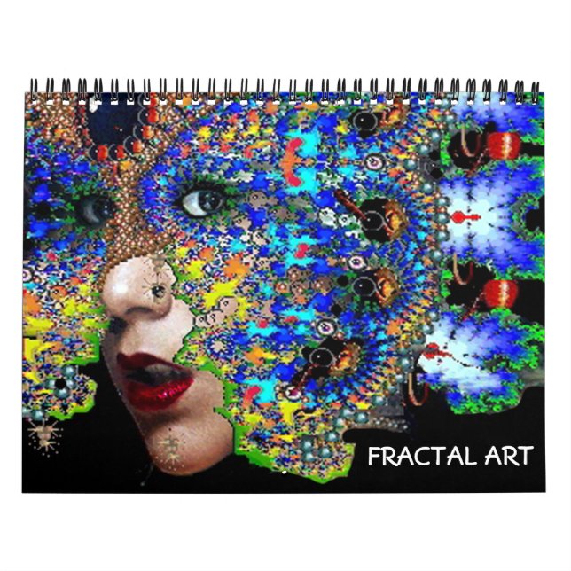CALENDÁRIO COLEÇÃO DE ARTE FRACTAL DE 2017 (Capa)