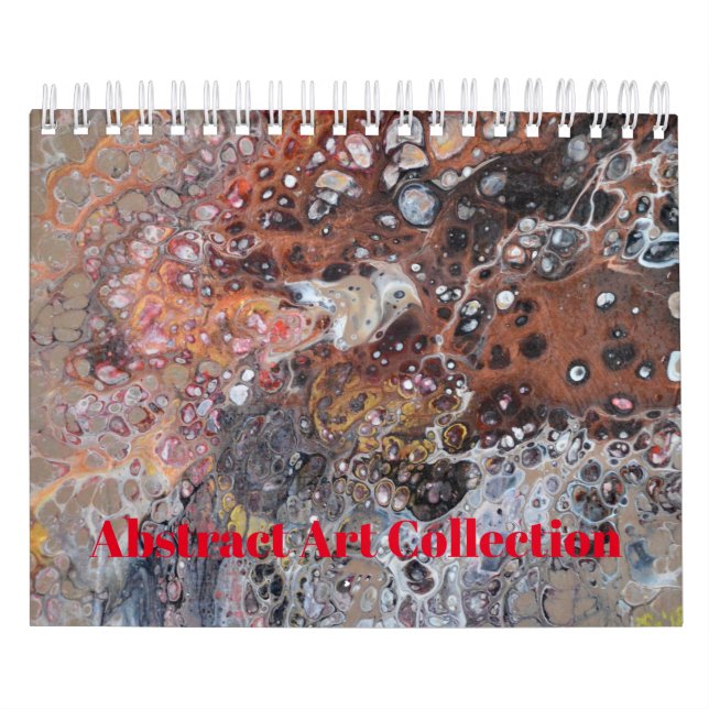 Calendário Coleção de Artes abstrato (Capa)