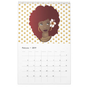 Calendário Coleção de Beleza Natural BOLINHAS