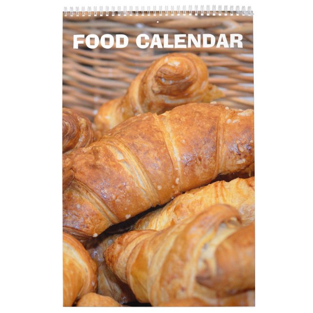 Calendário Coleção de imagens de Comida de 12 meses (Capa)