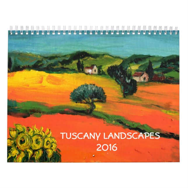 CALENDÁRIO COLEÇÃO DE PAISAGENS DA TÚSCULA 2016 (Capa)