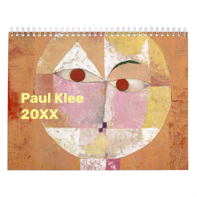 Calendário Coleção de Pinturas de Paul Klee (Capa)