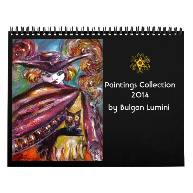 Calendário Coleção de pinturas por Búlgaro Lumini - 2014 (Capa)