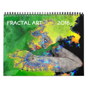 CALENDÁRIO COLEÇÃO FRACTAL DE ARTE DE 2016