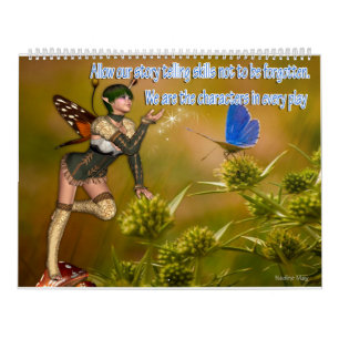 Calendário Coleções de fantasia