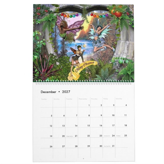 Calendário Coleções de fantasia (Dez 2027)