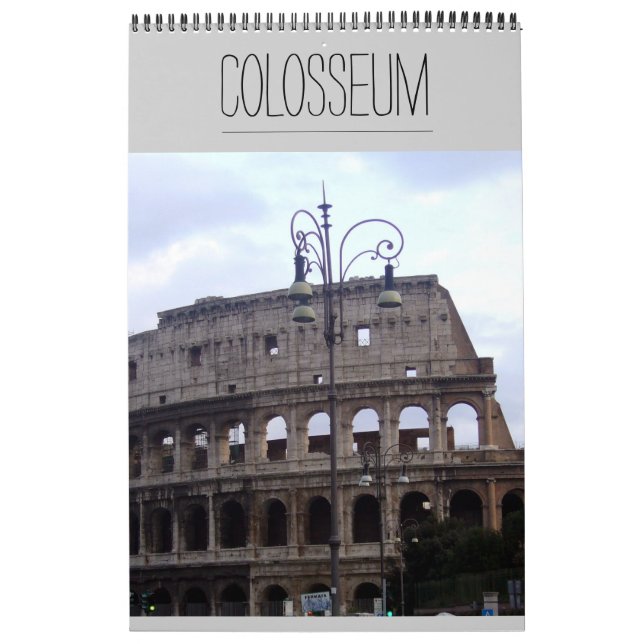 Calendário coliseu roma (Capa)