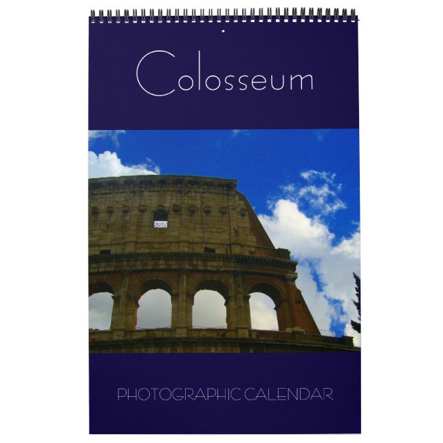 Calendário Coliseu Roma (Capa)