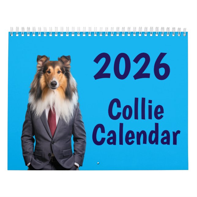 Calendário Collie Calendar (Capa)