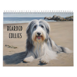 Calendário Collies cardados