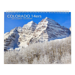 Calendário Colorado 14ers 2014