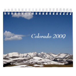 Calendário Colorado 2009