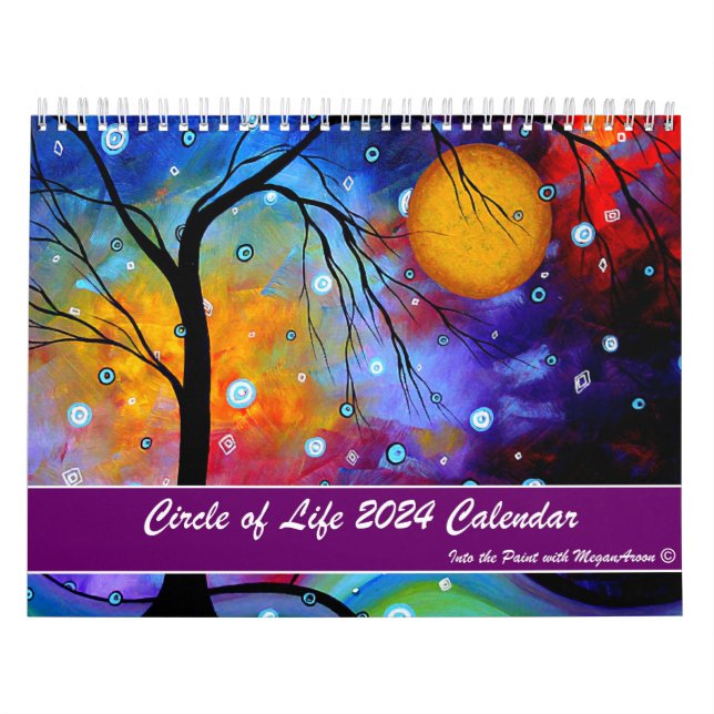 Calendário Colorido do Círculo de Vida do MeganAro (Capa)