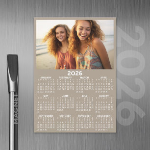 Calendário com Ano de Cheio de Fotografias Ver Mag