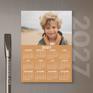 Calendário com Cartão Magnético de Ano de Foto - C