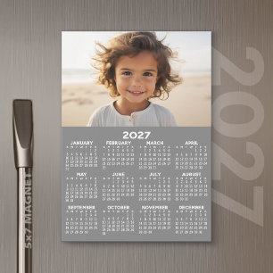 Calendário com Cartão Magnético de Ano de Foto - C