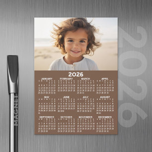 Calendário com Cartão Magnético de Ano de Foto - C