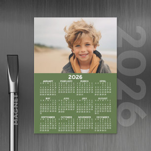 Calendário com Foto - Cartão Magnético Ano Complet