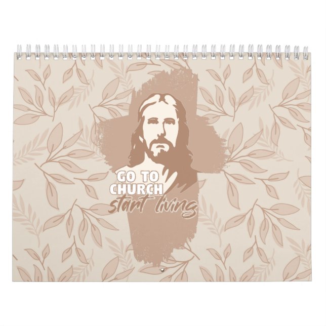Calendário Com o Verso da Bíblia excelente para cada mês. cri (Capa)
