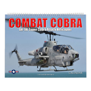 Calendário COMBAT COBRA - Helicóptero de Ataque AH- 1