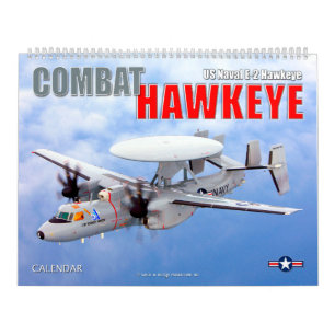 Calendário COMBAT HAWKEYE - Naval E-2 Hawkeye dos EUA
