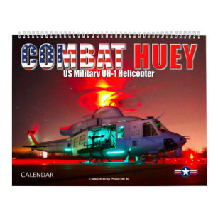 Calendário COMBAT HUEY - Helicóptero UH-1