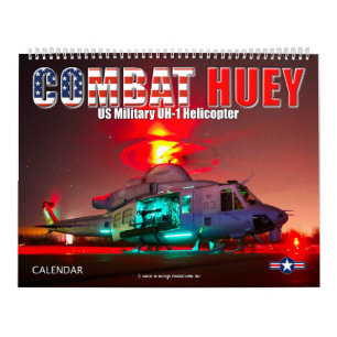 Calendário COMBAT HUEY - Helicóptero UH-1